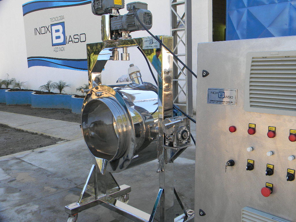 Reator com basculamento em aço inox - Inox Biaso