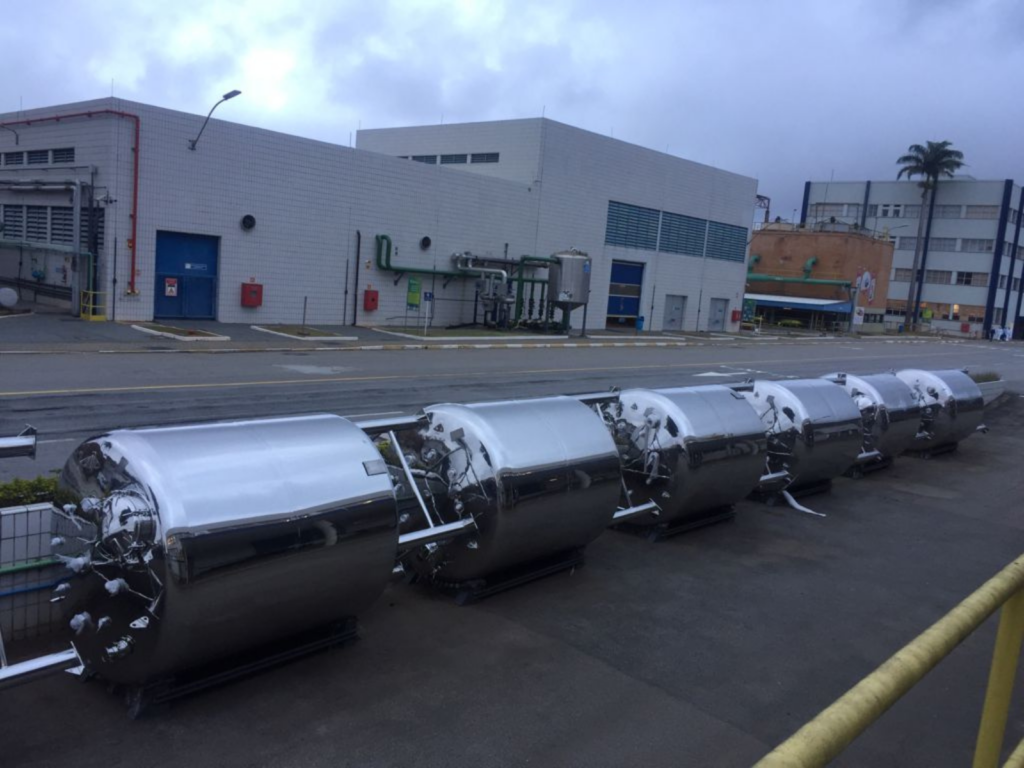 Tanque de Armazenamento em Aço Inox