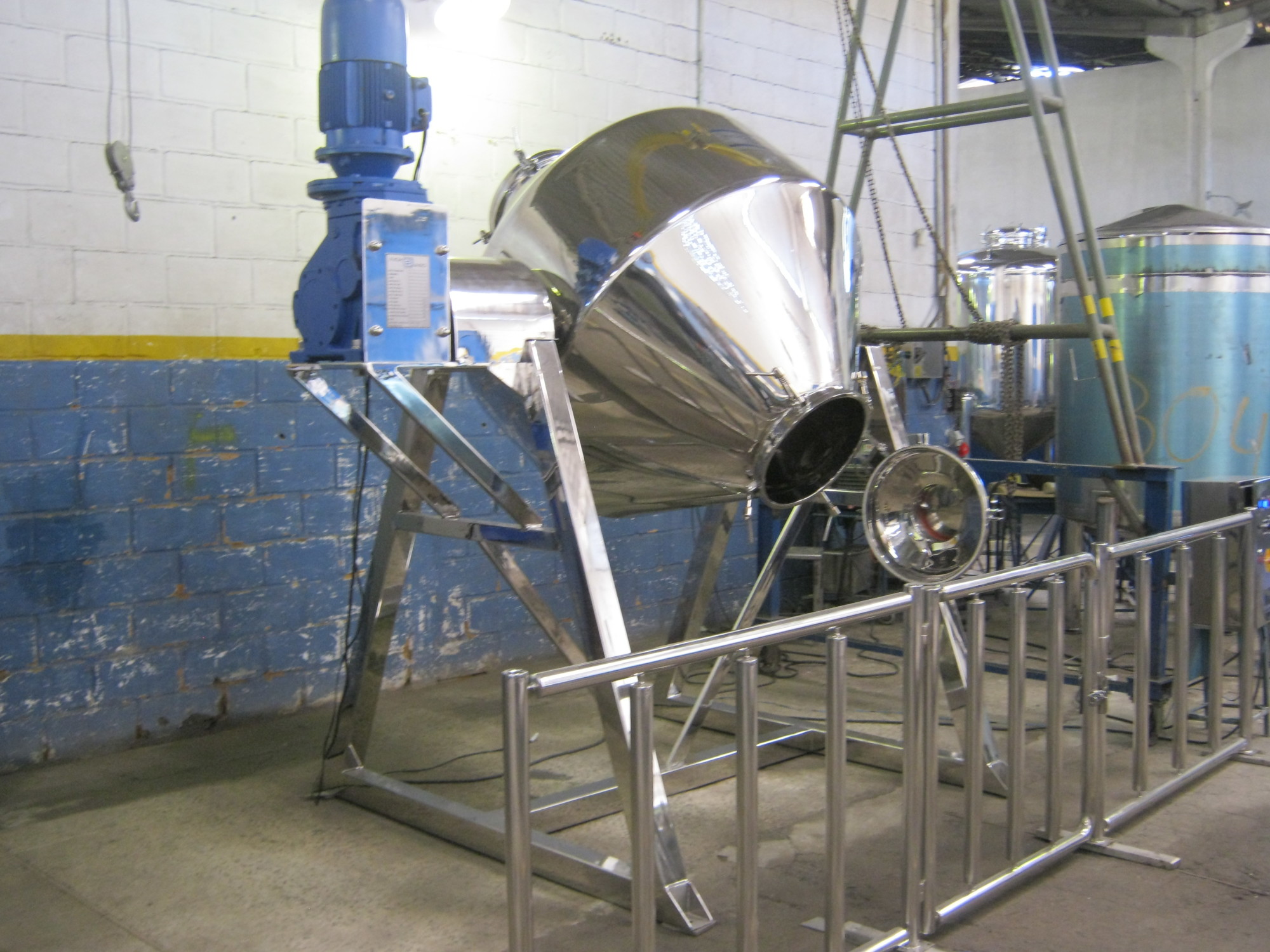 Misturador Duplo Cone em aço inox - equipamentos industriais