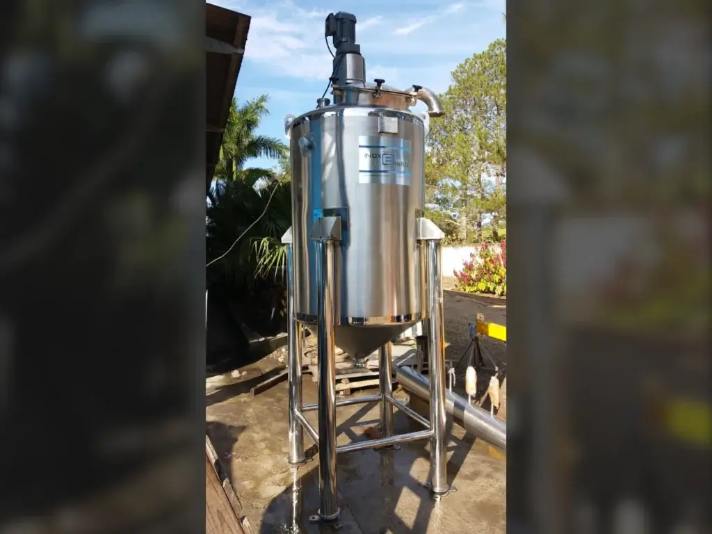 Tanque Misturador em aço inox - Inox Biaso